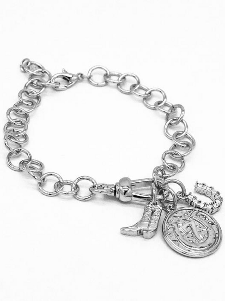 27 Western Charm Chain Bracelet