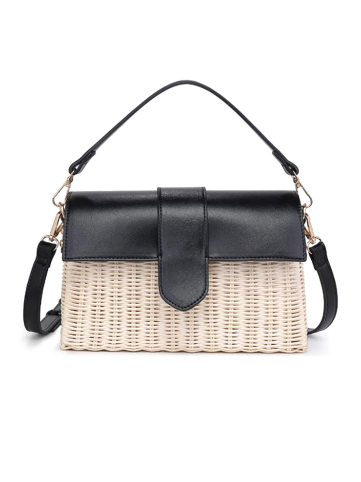 27 Wicker Crossbody Bag