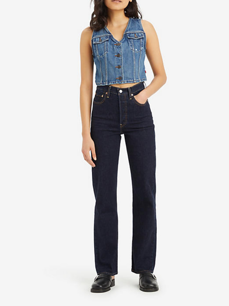 LEVI'S Ribcage Straight Leg Full Length Jean - Small Course