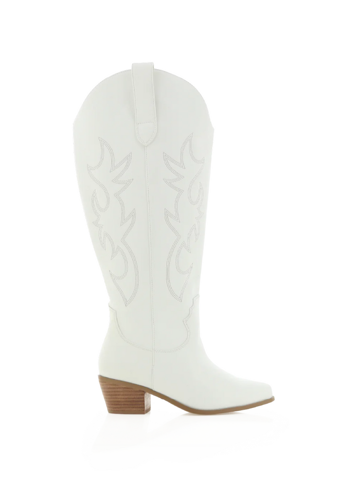 BILLINI Urson Curve Wide Calf Western Cowboy Boot