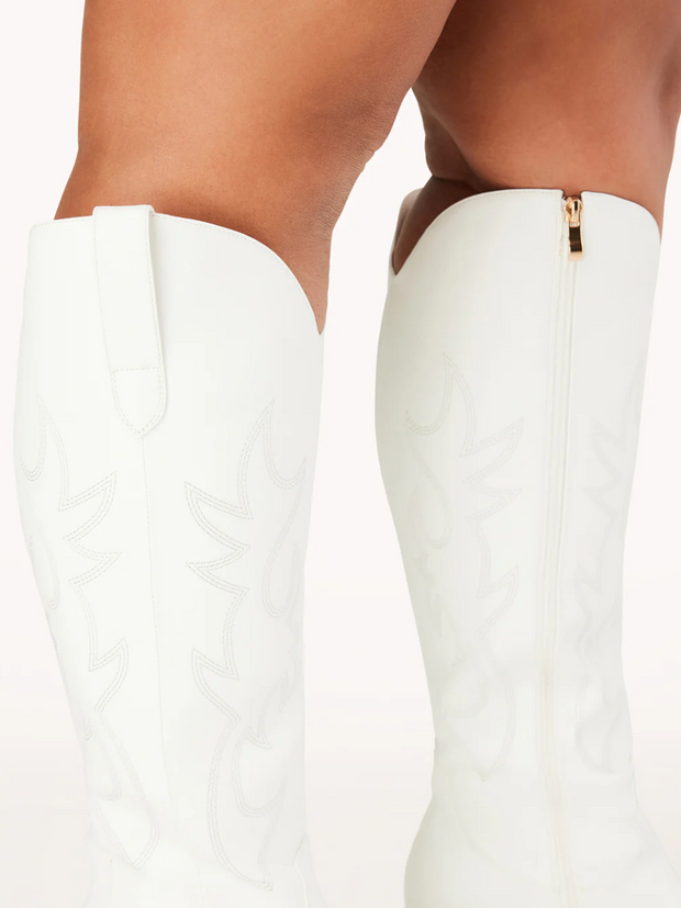 BILLINI Urson Curve Wide Calf Western Cowboy Boot