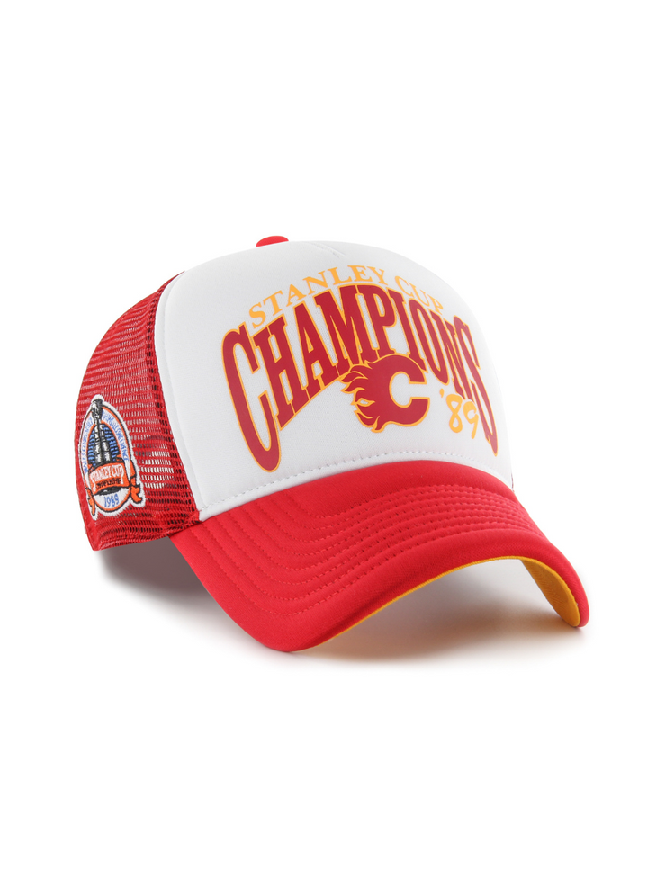 '47 BRAND Calgary Flames Foam Champ 47 Offside DT Cap