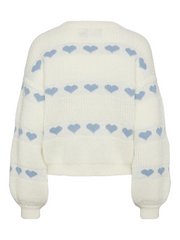 PIECES Crewneck Heart Sweater