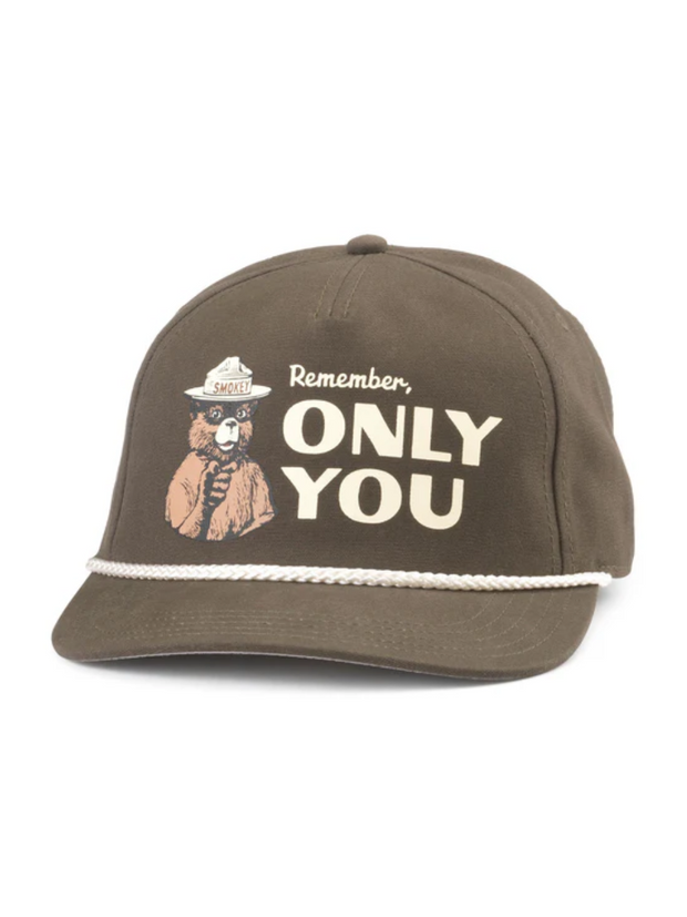 AMERICAN NEEDLE Smokey Bear "Only You" Canvas Cappy Hat