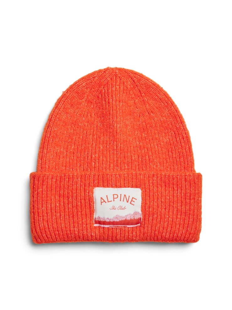 PIECES Alpine Ski Club Knit Beanie Toque