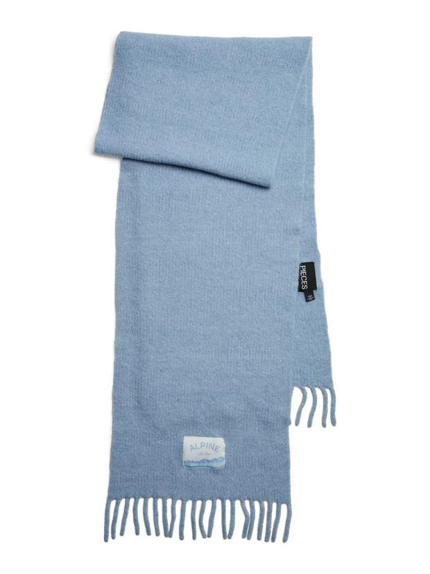 PIECES Alpine Ski Club Long Knit Blanket Scarf