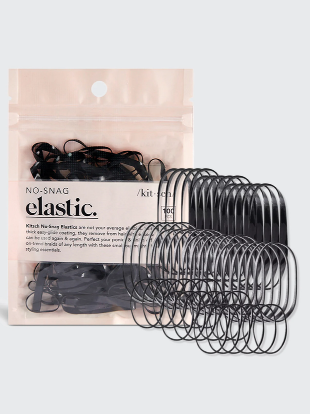 KITSCH No-Snag Mini Elastics - 100 Piece