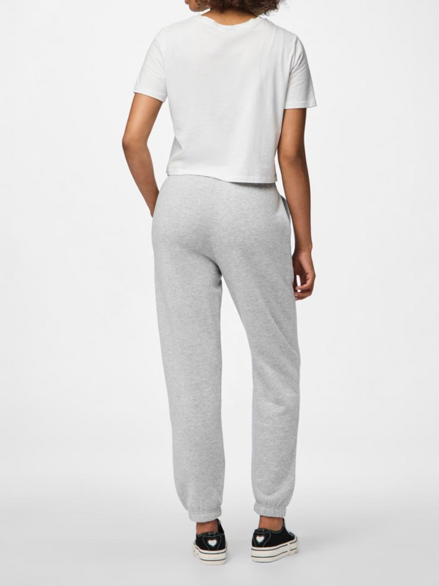 PIECES High Waisted Cuffed Sweatpant