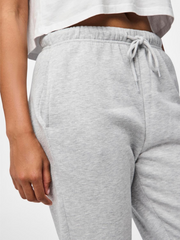 PIECES High Waisted Cuffed Sweatpant