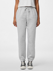 PIECES High Waisted Cuffed Sweatpant