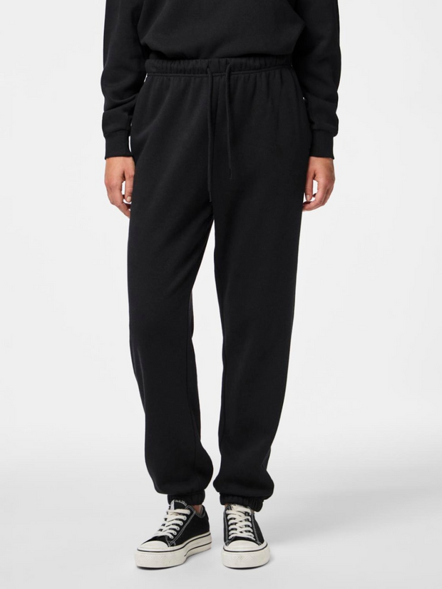 PIECES High Waisted Cuffed Sweatpant