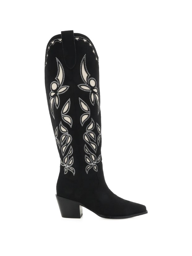 BILLINI Della Faux Suede Western Cowboy Boot