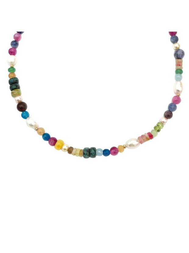 27 Mixed Bead Necklace
