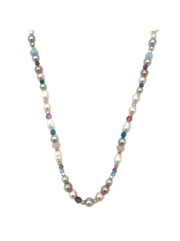 27 Mixed Bead Necklace