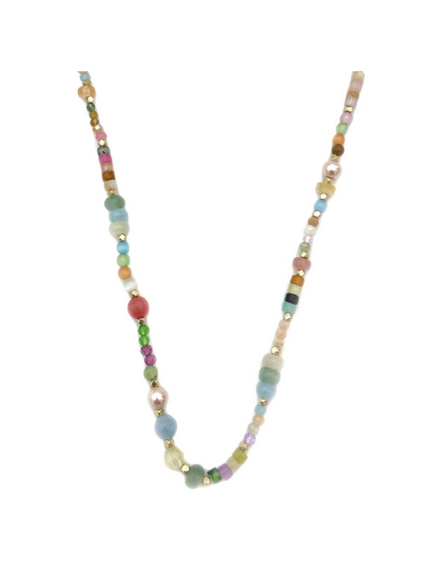 27 Mixed Bead Necklace
