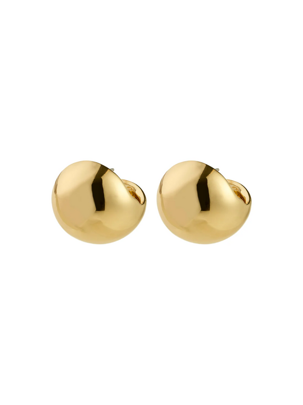 PILGRIM Jace Chunky Dome Earrings