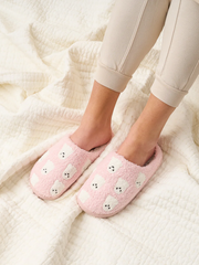 THE DARLING EFFECT Fuzzy Ghost Slippers