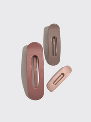 KITSCH Flat Lay Claw Clip 3Pc Set