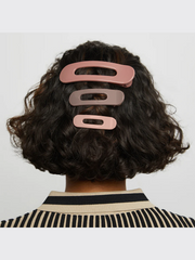 KITSCH Flat Lay Claw Clip 3Pc Set
