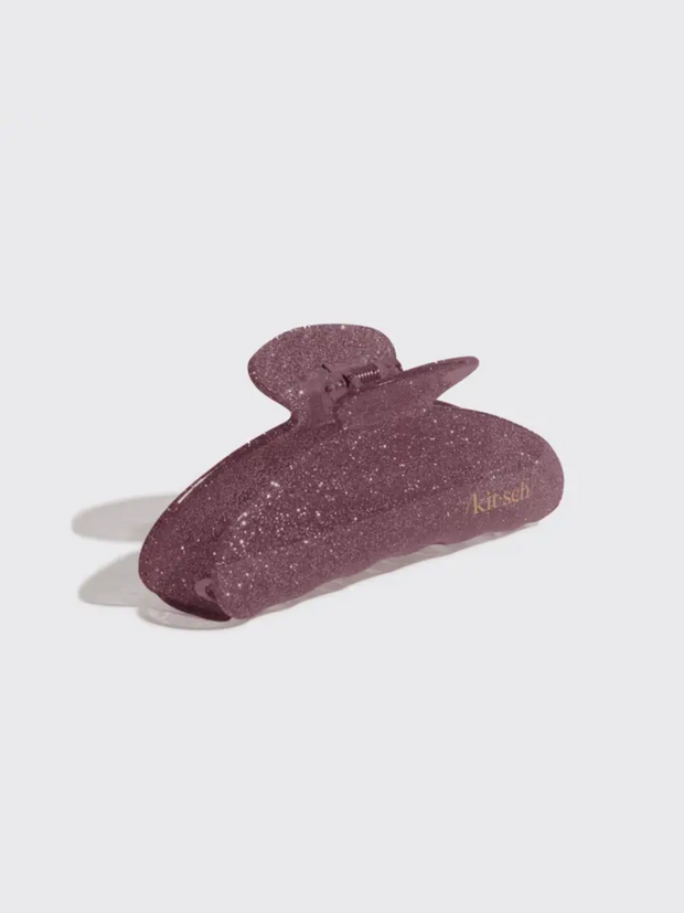 KITSCH Pink Glitter Claw Clip