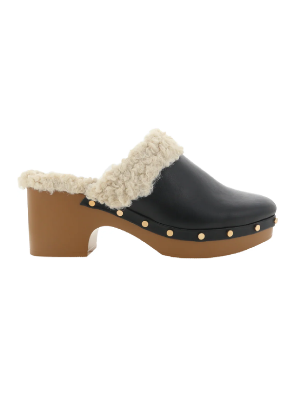 BILLINI Edna Sherpa Trim Clog