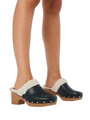 BILLINI Edna Sherpa Trim Clog