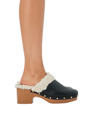 BILLINI Edna Sherpa Trim Clog