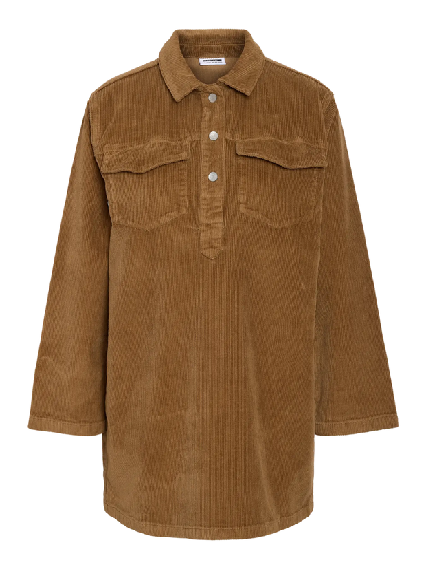 NOISY MAY Hazell Corduroy Shirt Dress