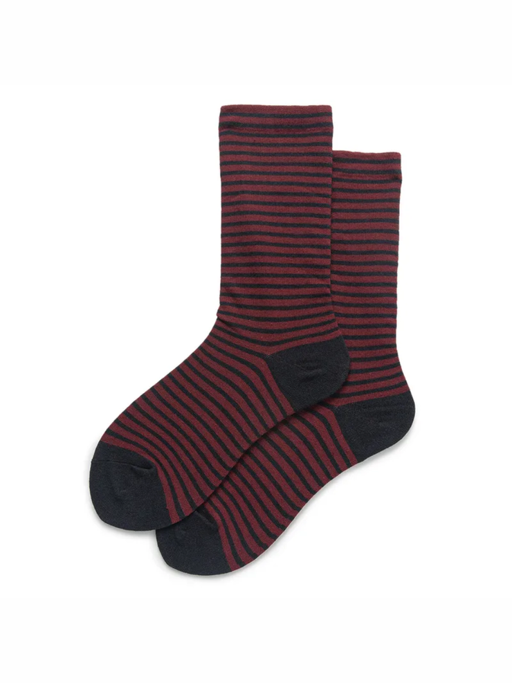 27 Striped Crew Socks