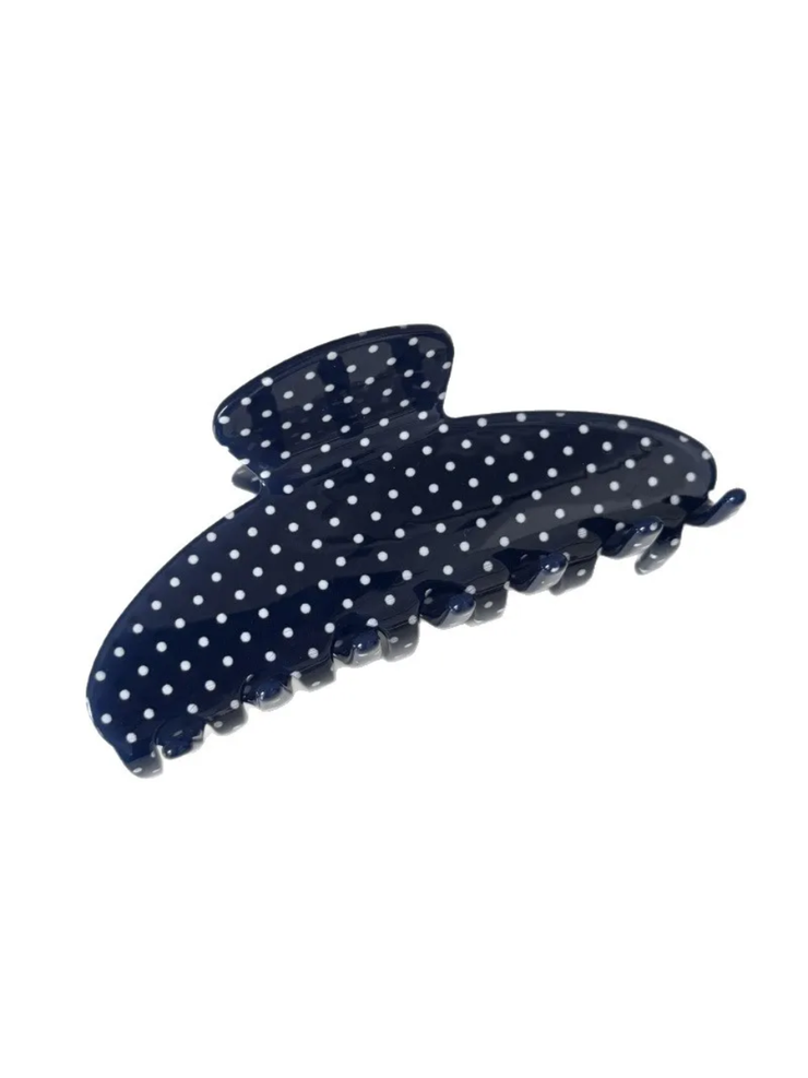 27 Polka Dot Print Claw Clip