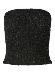 PIECES Ruth Glitter Knit Tube Top