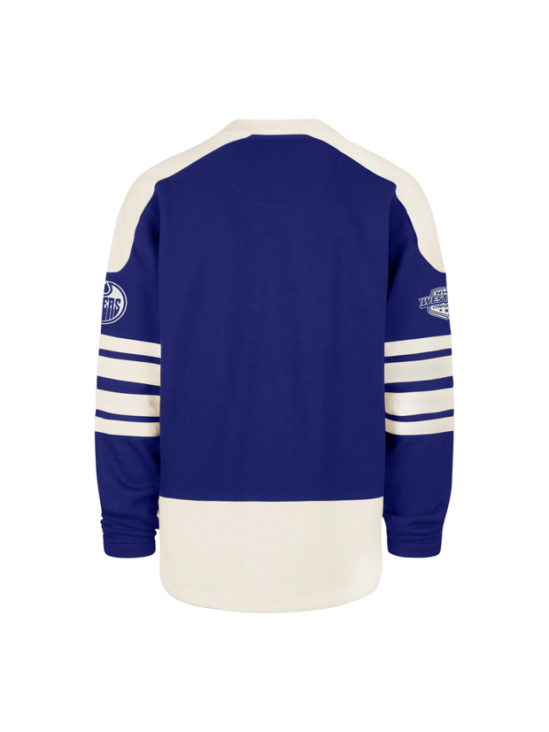 '47 BRAND NHL Edmonton Oilers Golden Age Eternal Lacer Pullover