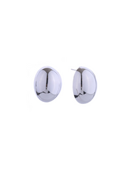 27 Small Oval Dome Stud Earrings