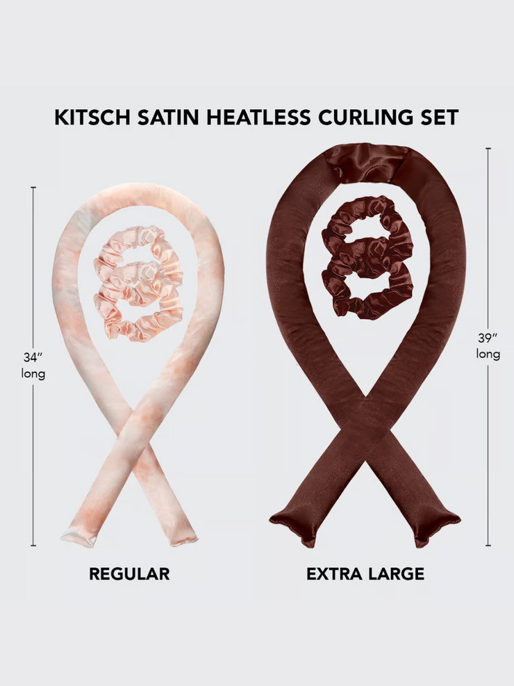 KITSCH XL Satin Heatless Curling Set