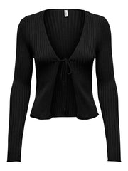 ONLY Mila Long Sleeve Tie Front Top