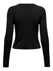 ONLY Mila Long Sleeve Tie Front Top