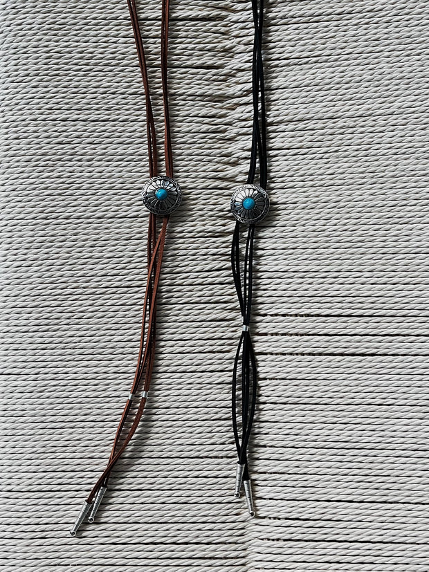 CINDER & SAGE Cowpoke Bolo Necklace