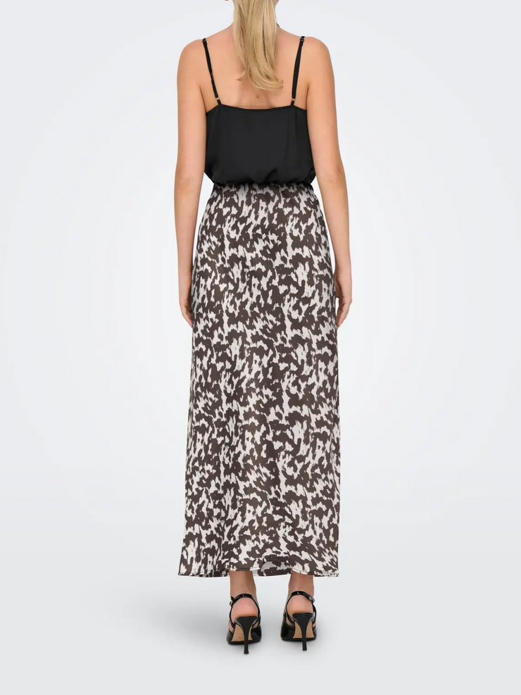 ONLY Chigo Printed Midi Skirt