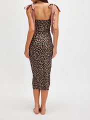 FREE PEOPLE Printed Got Glam Slip Dress