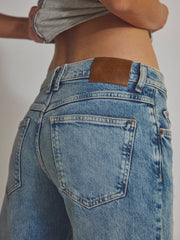 FREE PEOPLE Risk Taker Mid-Rise Straight