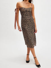 FREE PEOPLE Printed Got Glam Slip Dress