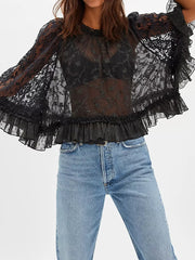 FREE PEOPLE Carly Cape Top