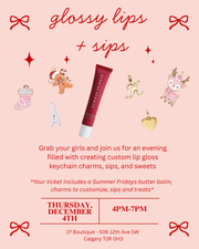 Glossy lips & sips 💋