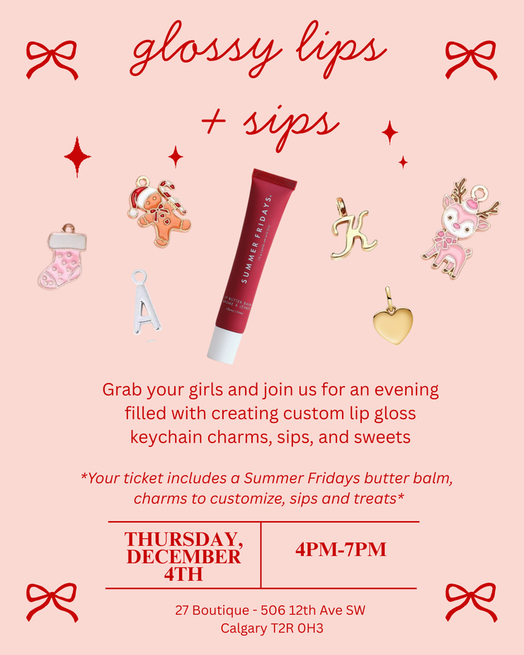 Glossy lips & sips 💋