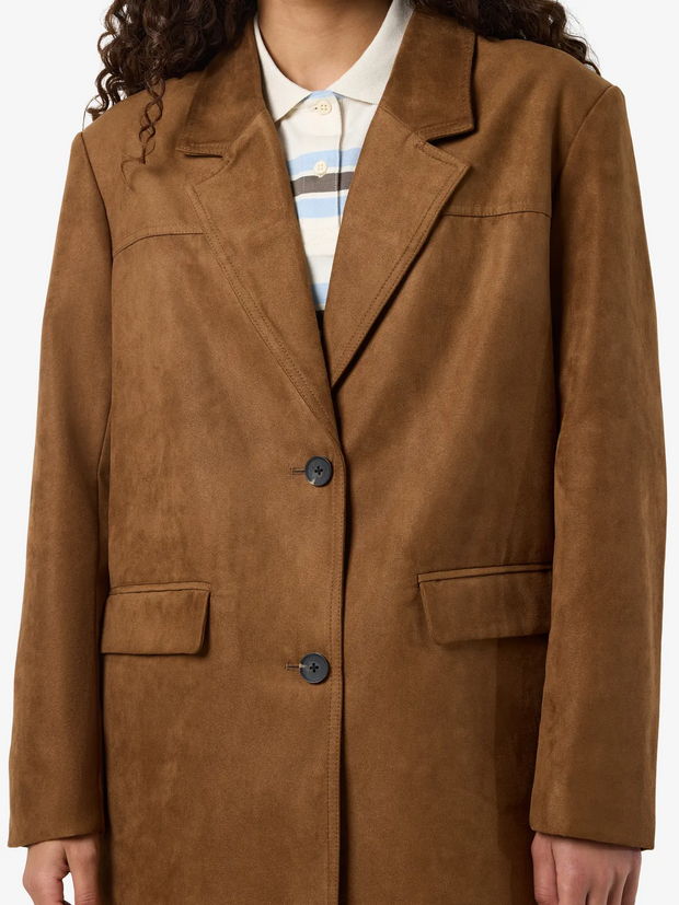 NOISY MAY Laya Faux Suede Blazer