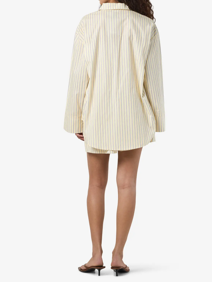 NOISY MAY Frida Striped Button Up Shirt