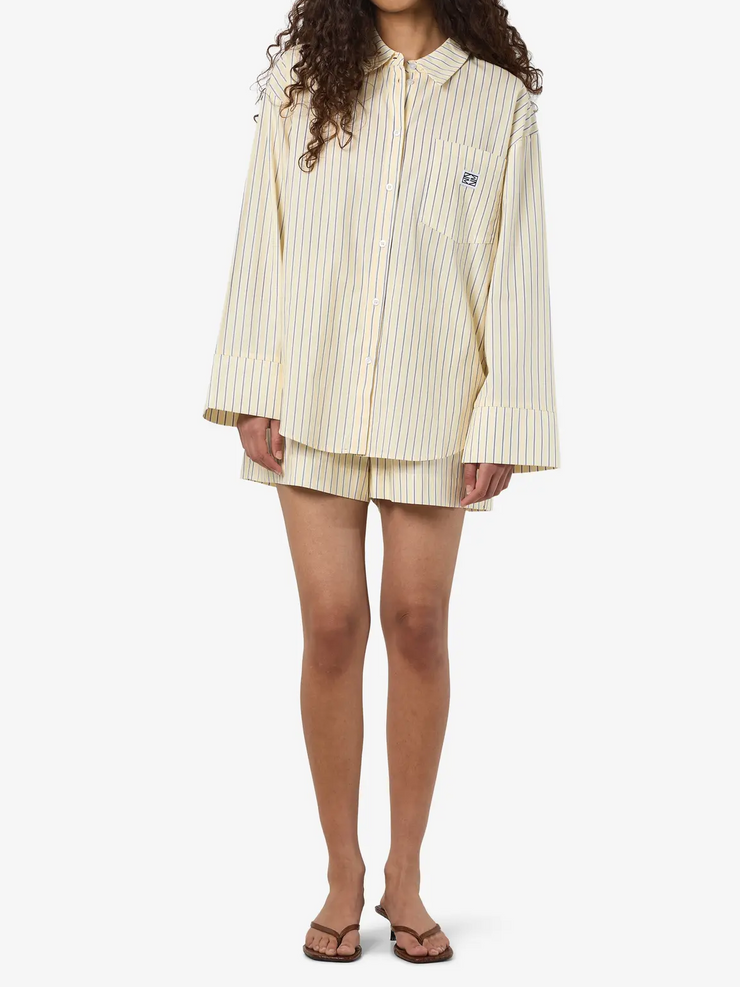 NOISY MAY Frida Striped Button Up Shirt