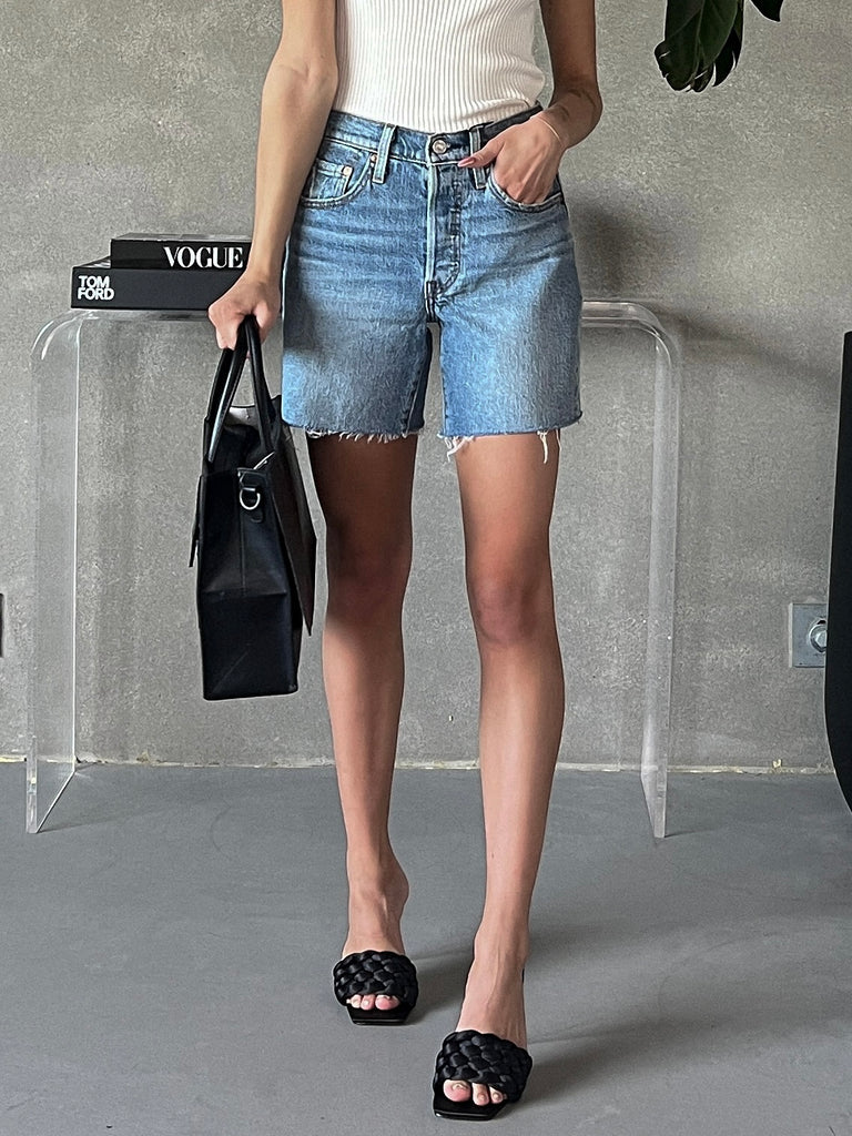 LEVI'S 501 Mid Thigh Short Odeon – 27 Boutique