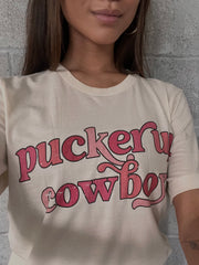 27 Pucker Up Cowboy Graphic Tee