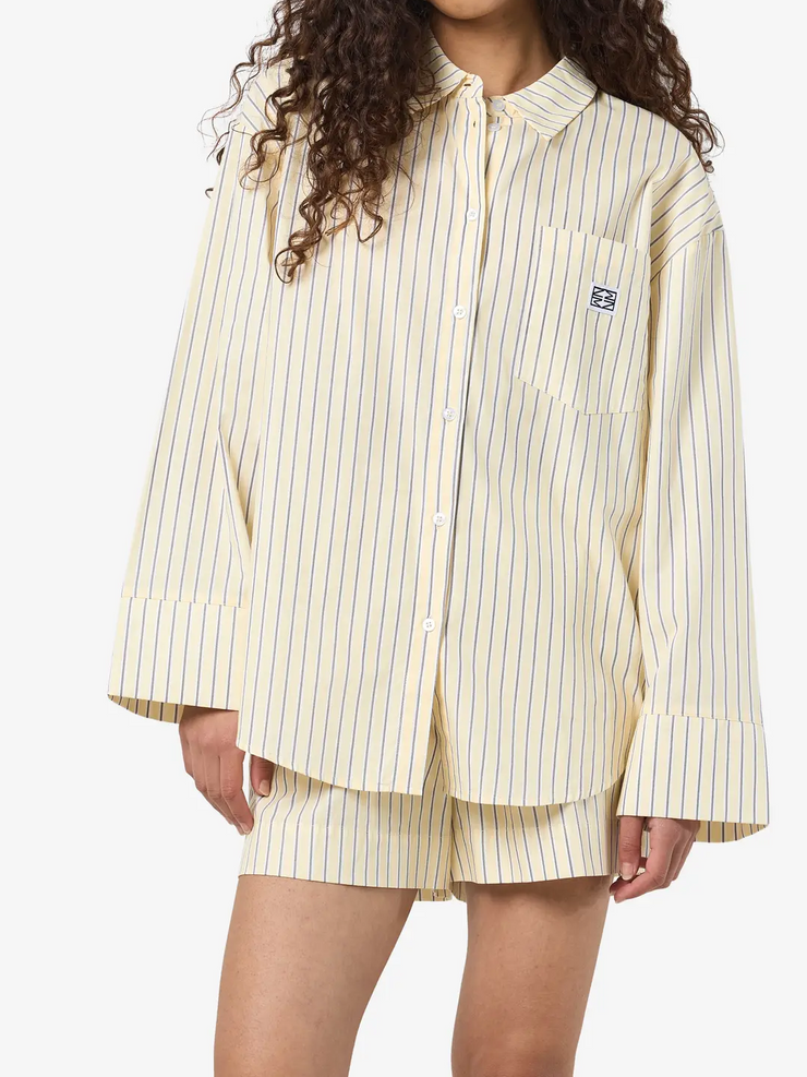 NOISY MAY Frida Striped Button Up Shirt